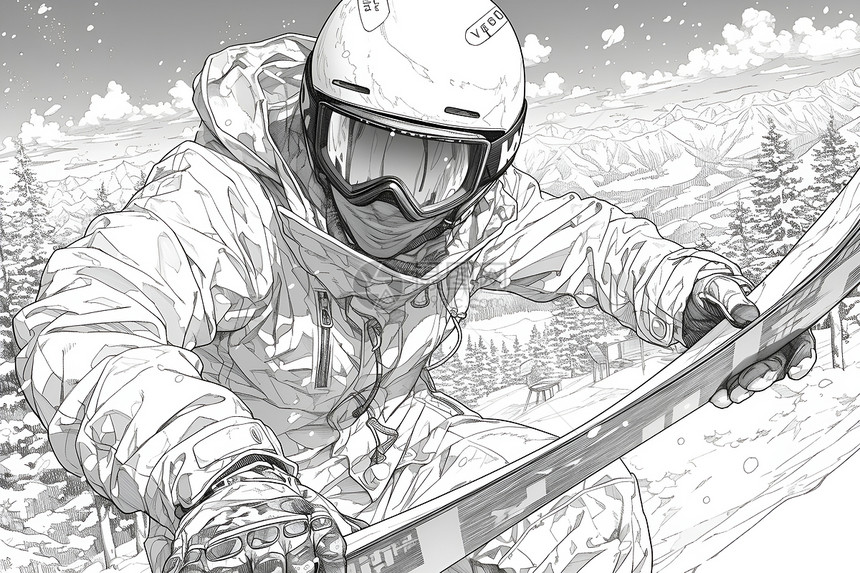 滑雪的乐趣图片