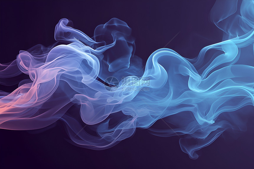 抽象的烟雾背景图片