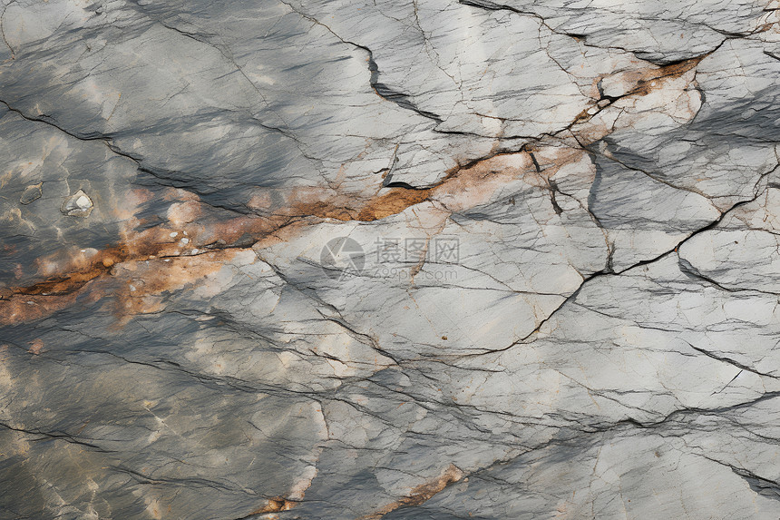 花岗岩上的裂缝图片