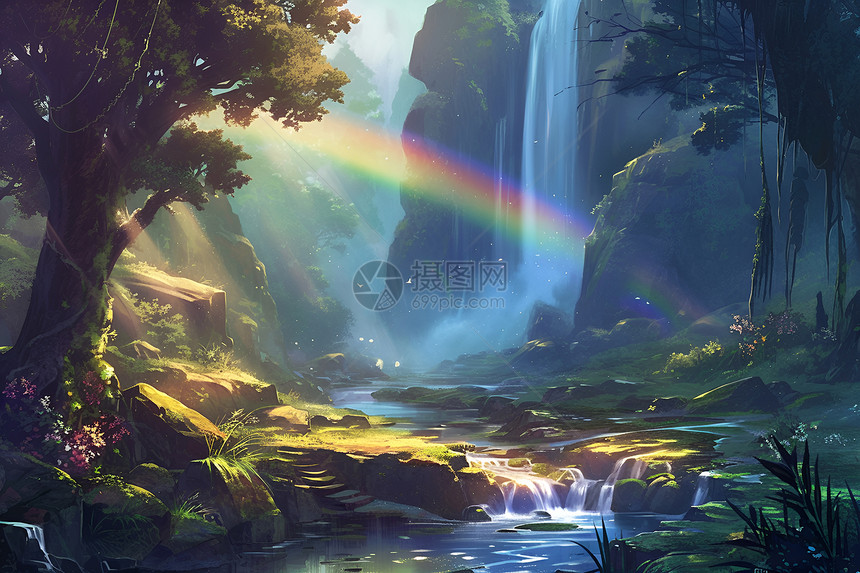 漂亮的彩虹图片