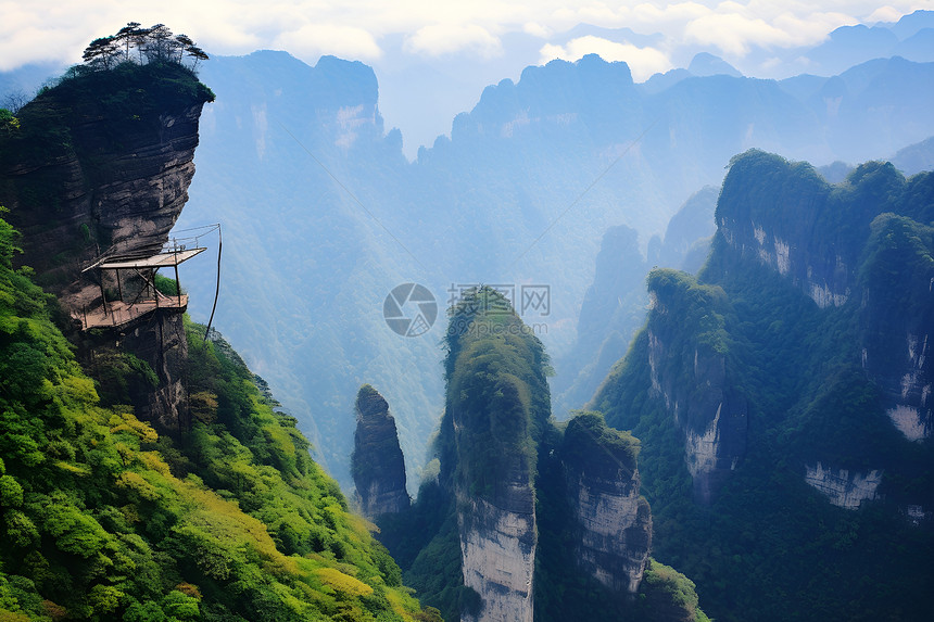 山上的风景图片