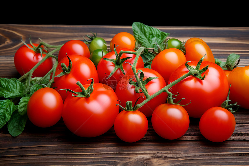 新鲜可口的西红柿图片