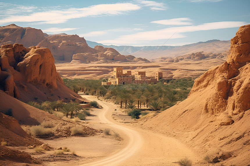 沙漠的景色图片