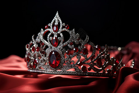 茉莉公主精美的皇冠背景