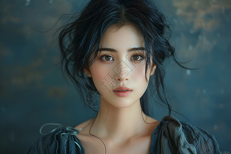 维族女子年轻美丽的女子背景
