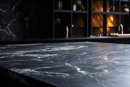大理石桌面黑色瓷砖高清图片