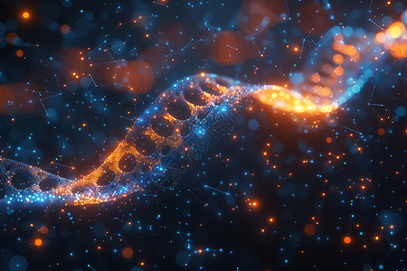螺旋基因链背景图片