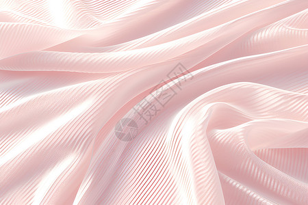 彩带丝绸粉色轻柔粉色之美插画