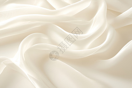 白色详情轻柔的丝绸材质插画