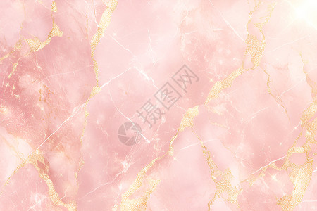 金光闪耀的粉红大理石插画