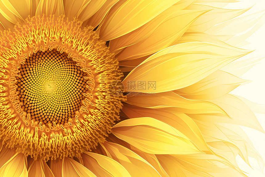 太阳花中的花瓣图片