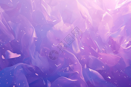 紫色逆光梦幻紫色泡泡插画