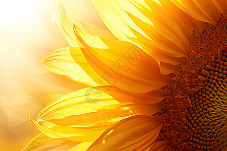 金色太阳花太阳花的金色花瓣插画