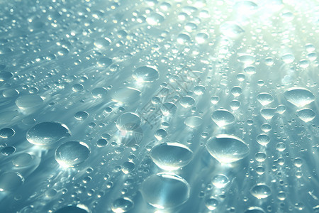 透明流淌的水滴水滴背景插画