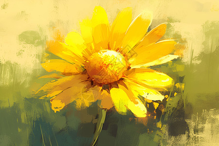 美丽的黄色花朵背景图片