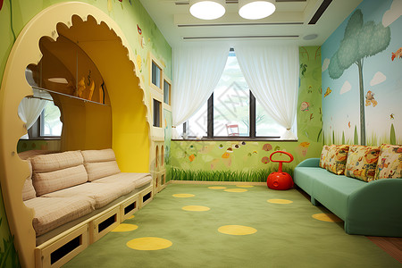 儿童身高温馨的儿童房设计图片