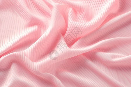 粉色织纹布料插画