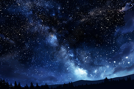 星夜之美背景图片