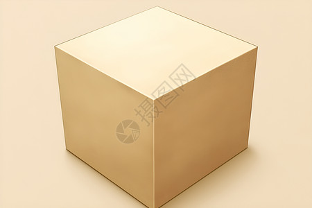 木盒包装白色的木匣子插画