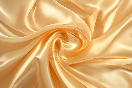 丝绸金色柔软的金色丝绸插画