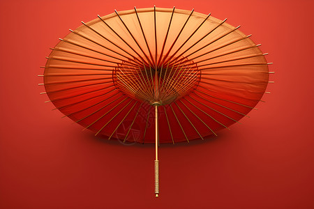 古典传统传统中国纸伞插画