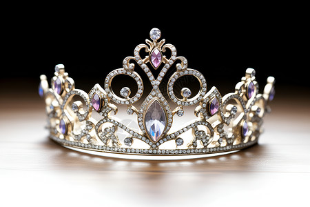 华丽的皇冠公主首饰高清图片