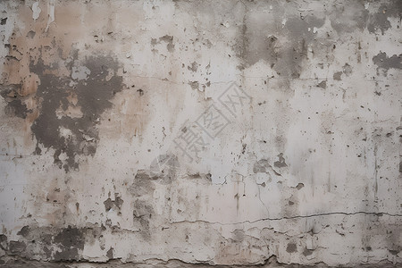 斑驳的灰墙白灰倒油漆高清图片