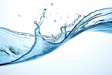 清水背景清凉的水滴设计图片
