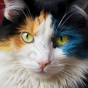 猫咪的异色眼高清图片