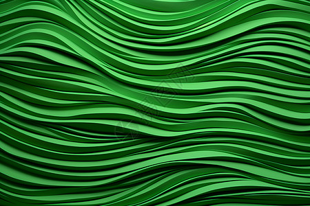 浮雕文化墙绿色波浪纹理设计图片