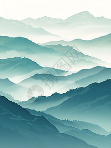 山脉艺术背景背景图片