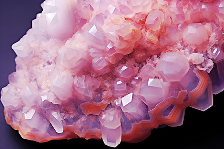 纯美的水晶宝石洞探险高清图片