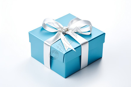 蓝色的礼盒背景图片