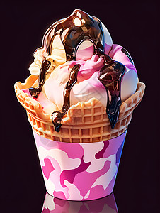 美味的冰淇淋图片