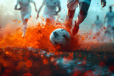 足球比赛图片