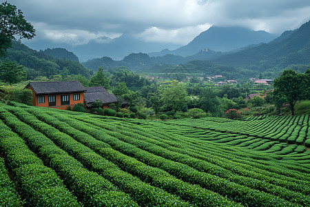 茶园风光图片